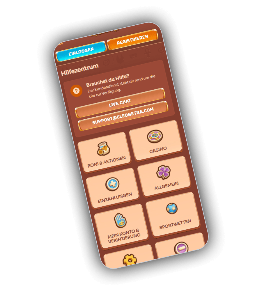 Cleobetra Casino Kontaktieren Sie uns DE